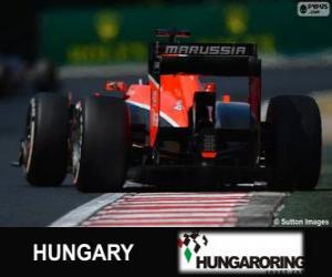 yapboz Jules Bianchi - Marussia - Hungaroring, 2013
